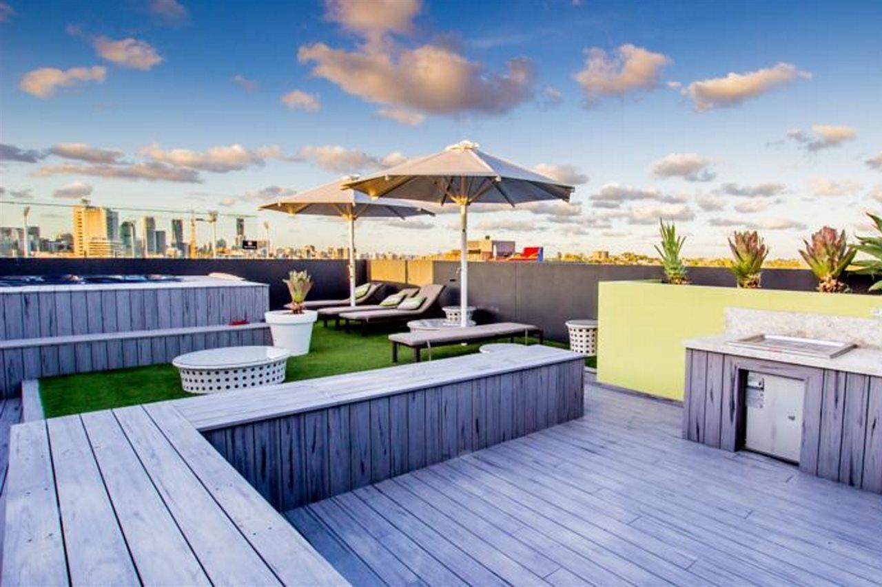 Eastwood Apartments Brisbane Exterior photo Rooftop pool at The Standard East Village